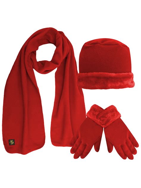 luxury scarf and gloves set.